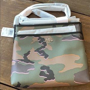 Coach Wild Camo File Crossbody Purse